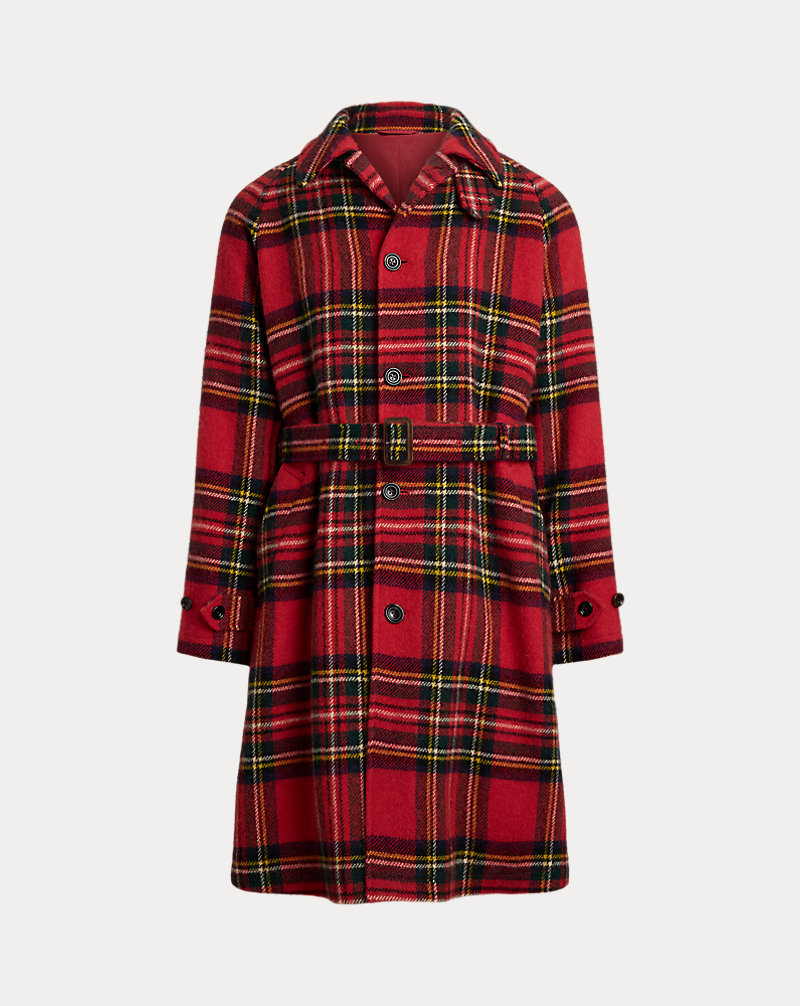チェック ウール ツイード バルマカーン コート | ラルフ ローレン公式