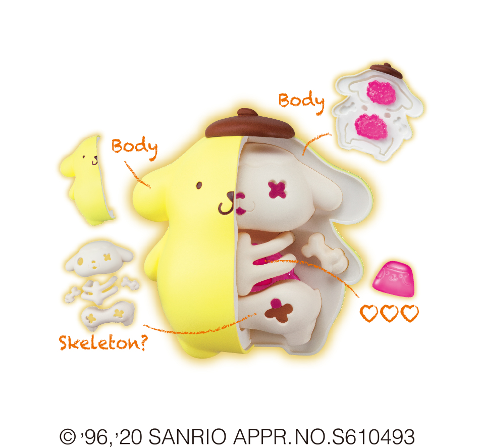 シナモンやプリンたちが丸見えボディに！メガハウス「KAITAI FANTASY