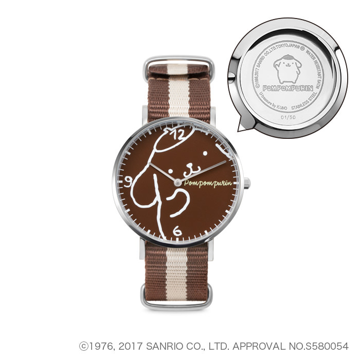 ポムポムプリンの限定腕時計！ケイ・ウノ「『POMPOMPURIN -ODEKAKE
