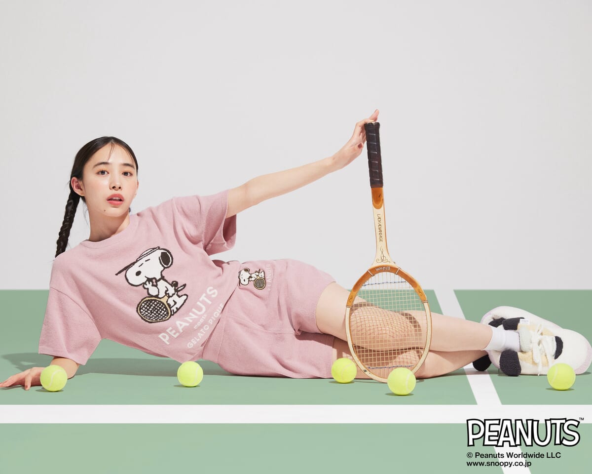 スポーツを楽しむスヌーピーたちのルームウェア・グッズ！ジェラート