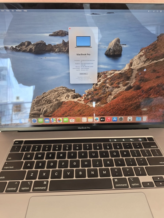 Apple 2019 MacBook Pro A2141 Core i9 | 16GB 1TB - 4GB Graphics