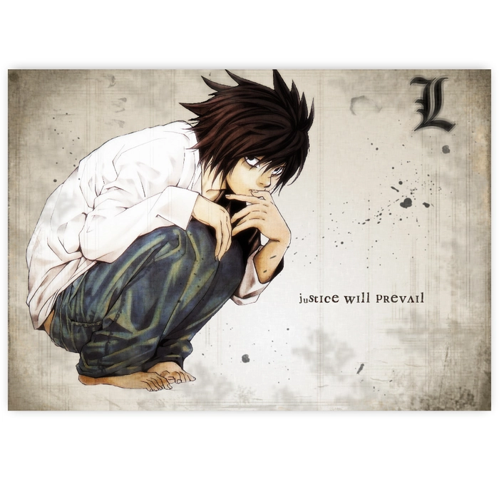 L (Death Note) - Poster - Respite Paradise