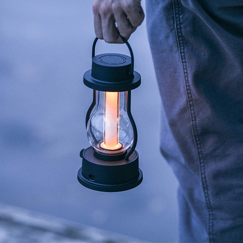 バルミューダ ポータブルLEDランタン ブラック L02A-BK(ブラック