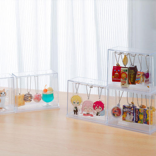 イノマタ化学 カプセルトイ ディスプレイケース 10個 3840: 事務用品