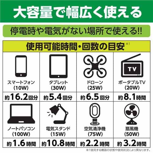 多摩電子 ポータブル電源 120W 202Wh オレンジ TL1080R: OA機器・電池