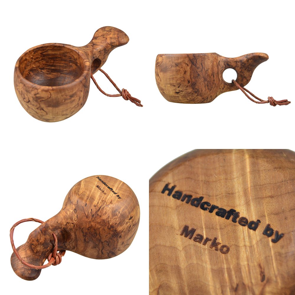 Pahkataide パッカタイデ ククサ 木彫りのカップ 無垢 白樺 バーチ