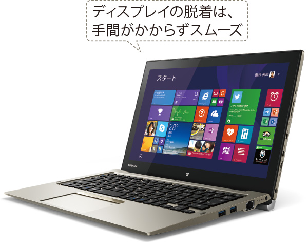R82/P 2015春モデル 12.5型 デタッチャブル | dynabook（ダイナブック