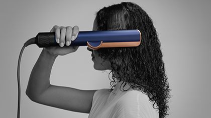 Dyson Airstrait™ dryer and straightener (Prussian Blue/Rich Copper)