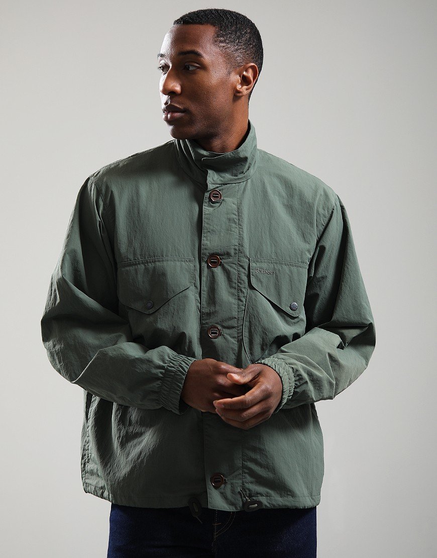 Barbour Jig Showerproof Jacket Thyme - Terraces Menswear