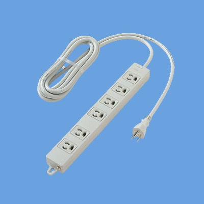 Panasonic】 抜け止めOAタップ6P[接地] 工事用タップ WCH2436H|e431