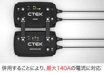 CTEK リチウムイオンバッテリー対応走行充電システム D250SE | 電源