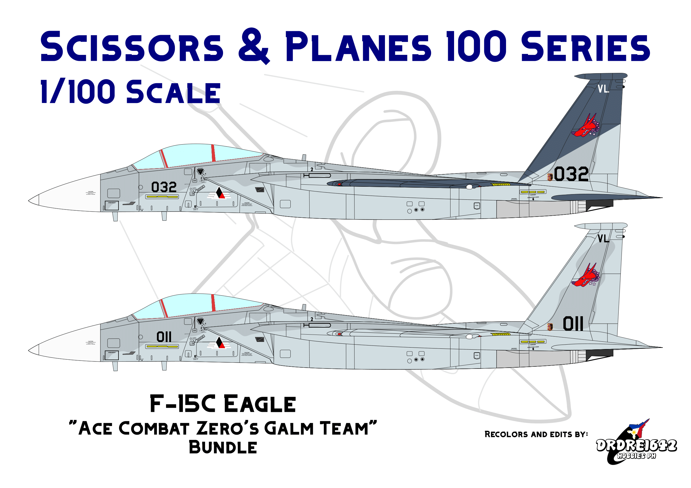 1/100 scale F-15C Eagle 