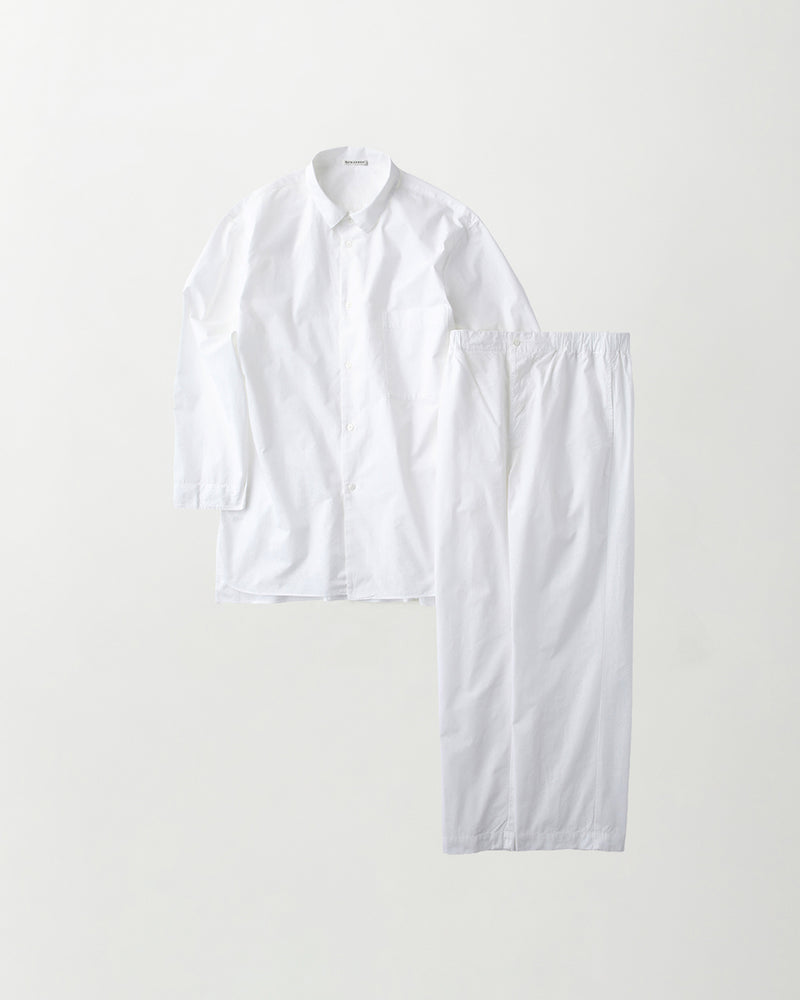 White cotton pajama – ÉCHAPPER | エシャペ