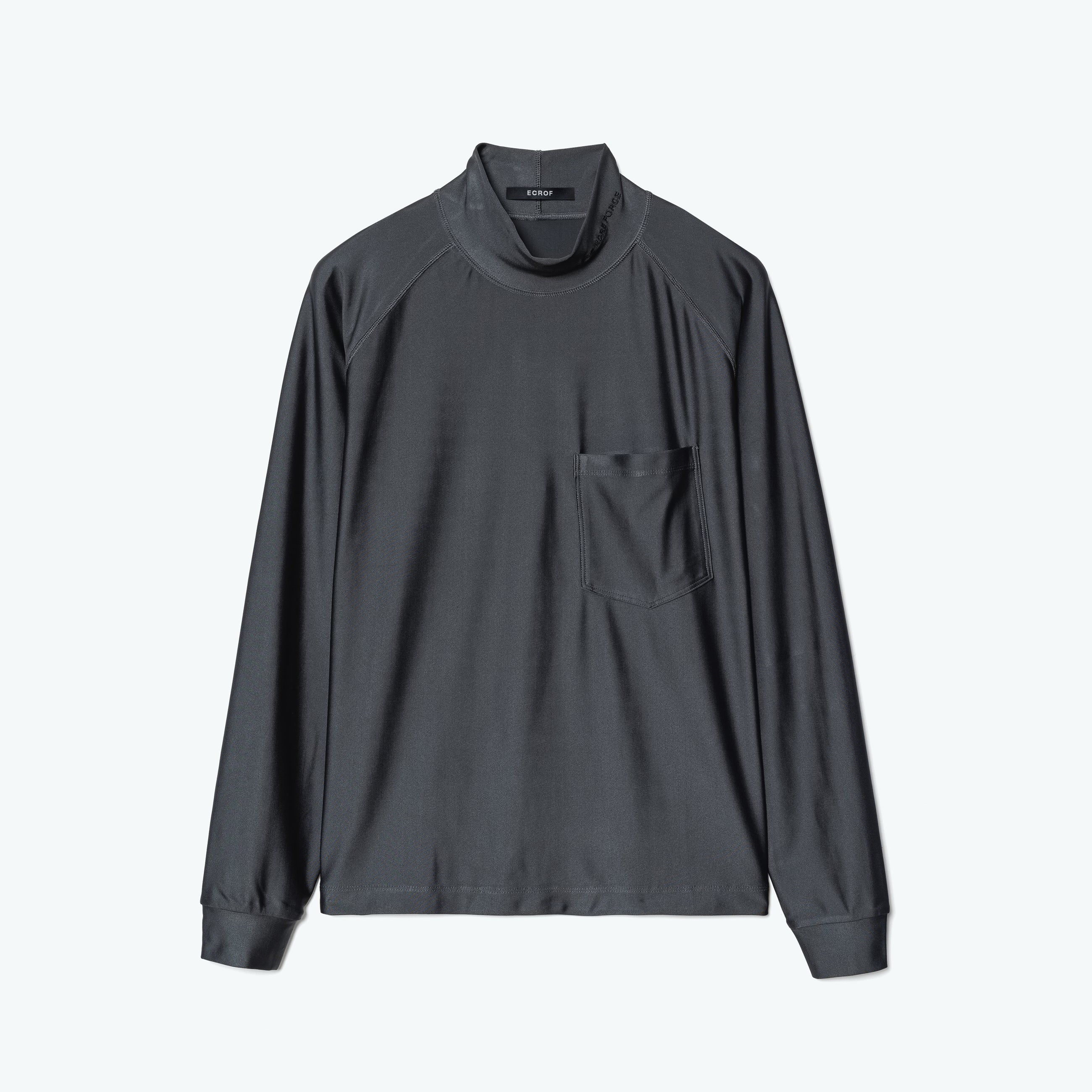 ストレッチモックネックシャツ / Stretch mock neck shirt | ECROF