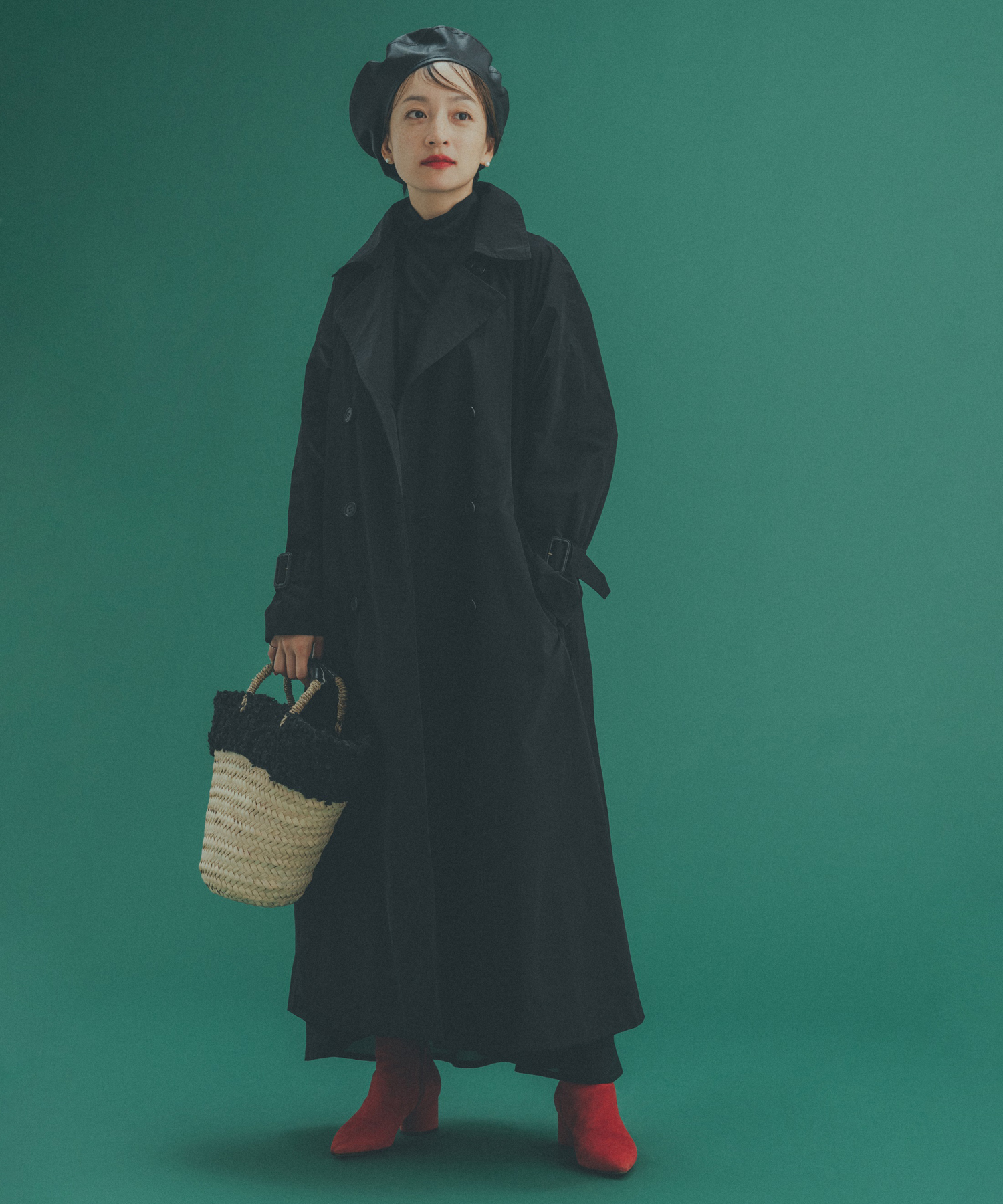 高山都 Special Collaboration】タフタトレンチコート ｜ハウス オブ