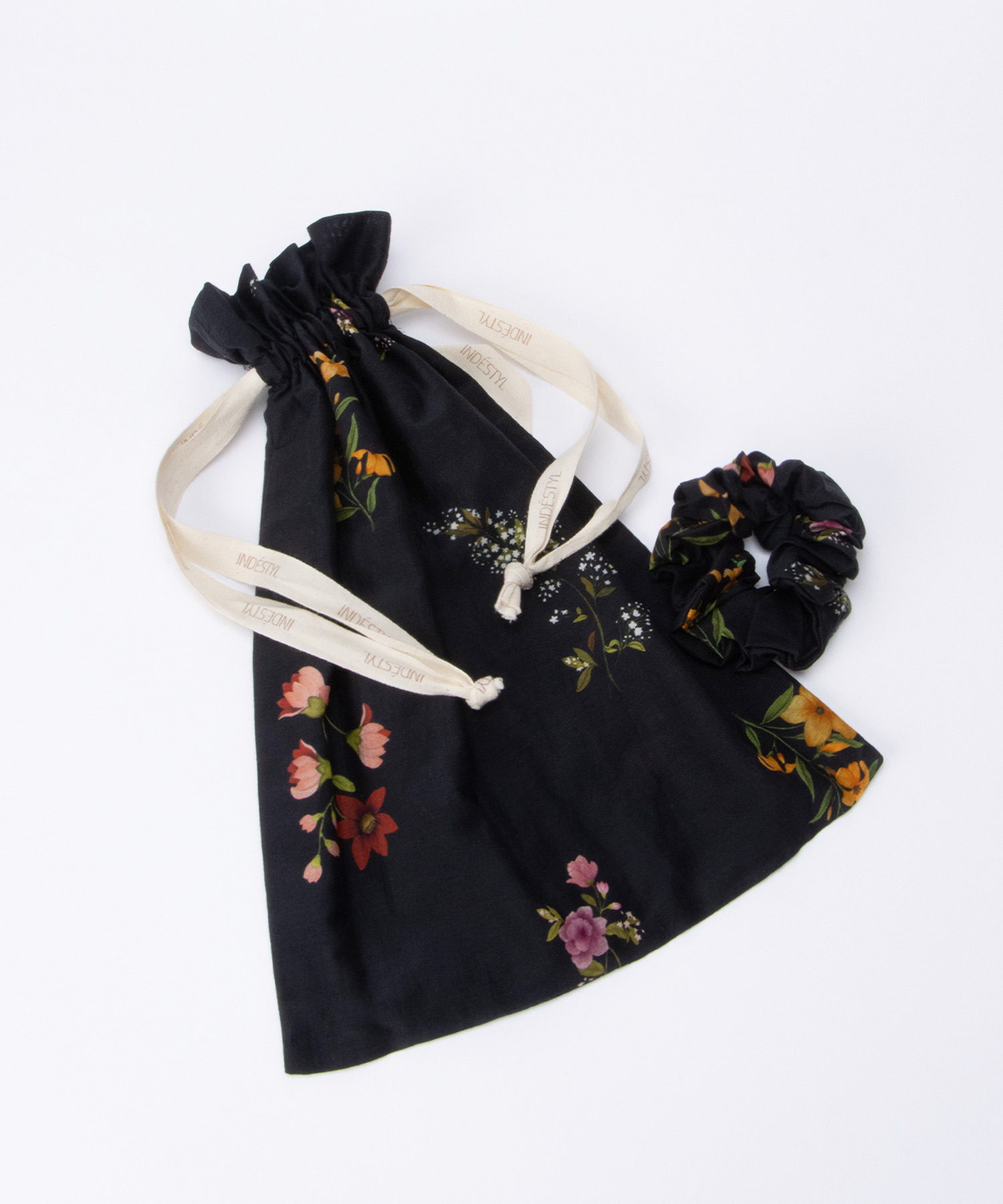 INDESTYL/インデスタイ】マルチフラワープリントティアードスカート