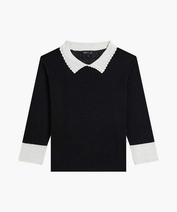 長袖 スナップボタン カーディガン ｜agnès b. FEMME（ファム