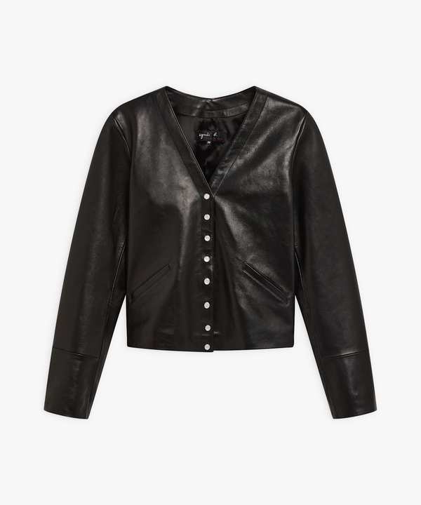 ラムスキン レザー ジャケット ｜agnès b. FEMME（ファム