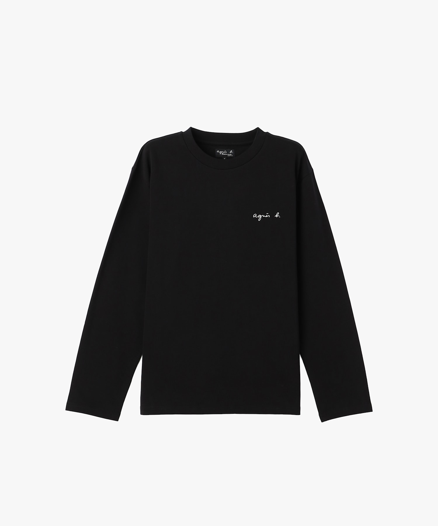 メンズ ロゴ プリント コットン 長袖 Tシャツ 