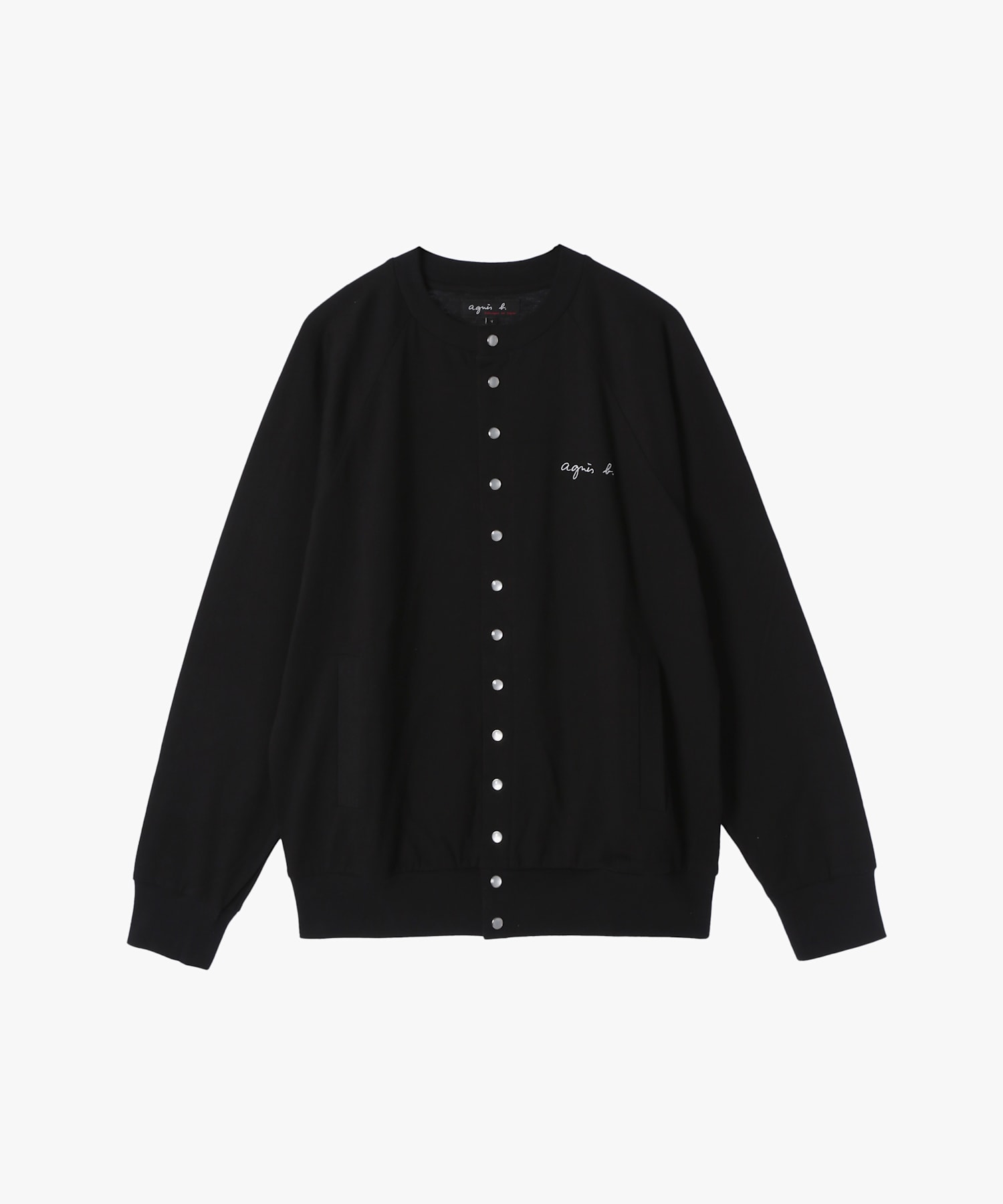 メンズ ロゴ 刺繍 コットン ブルゾン 