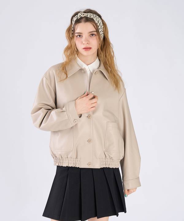 レザー ライダースジャケット ｜To b. by agnès b.（トゥービー バイ