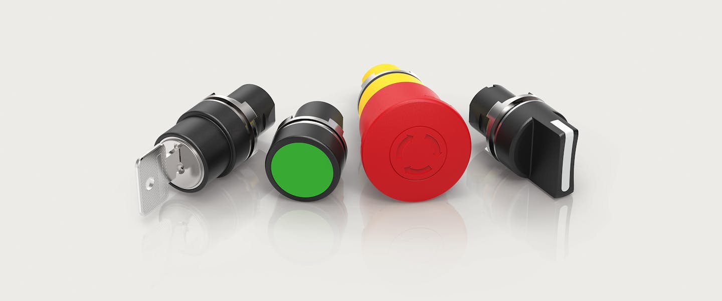 ダブル押しボタンスイッチ 停止スイッチ 46シリーズ EcoTouch