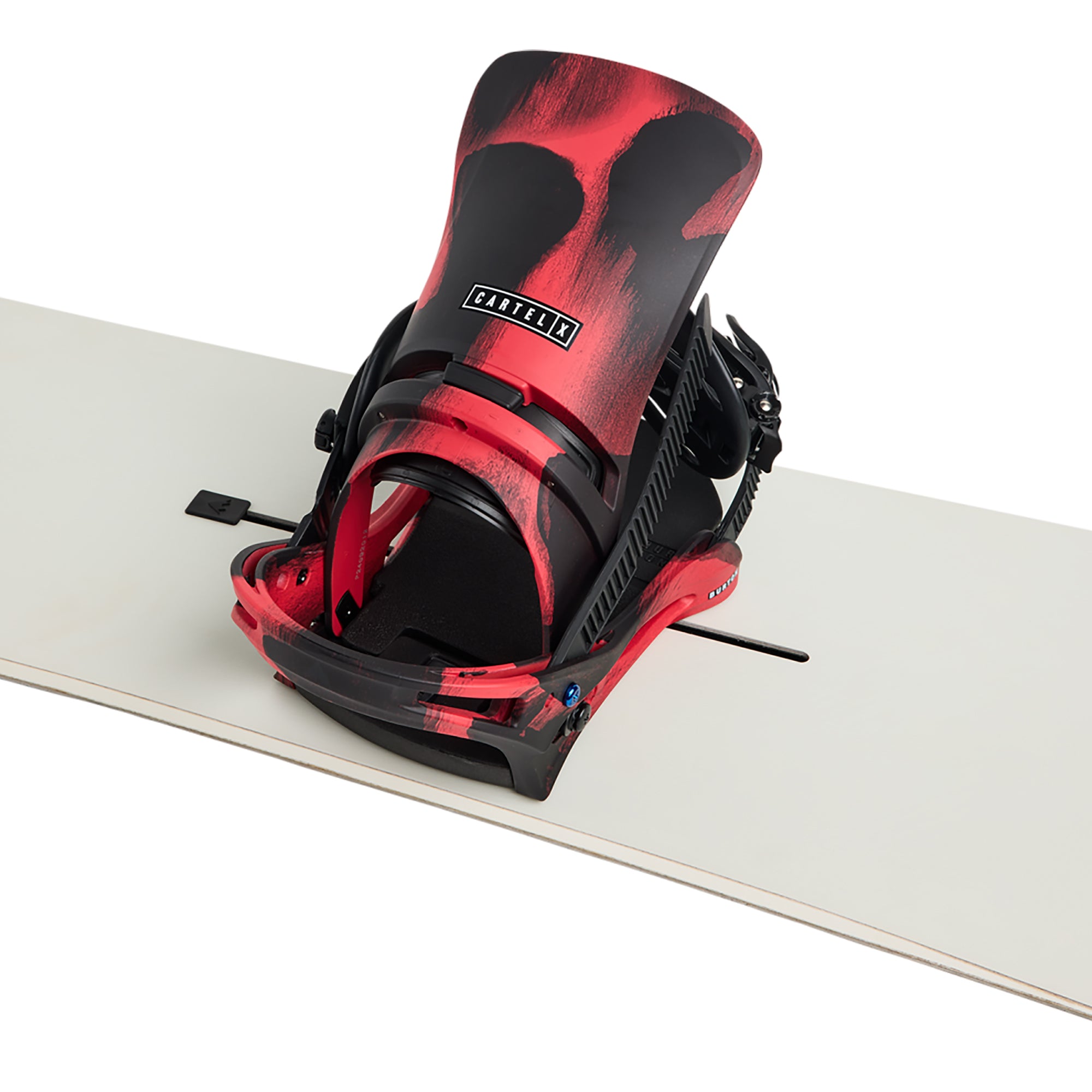 Burton Men's Cartel X Re:Flex Snowboard Bindings Black/Red