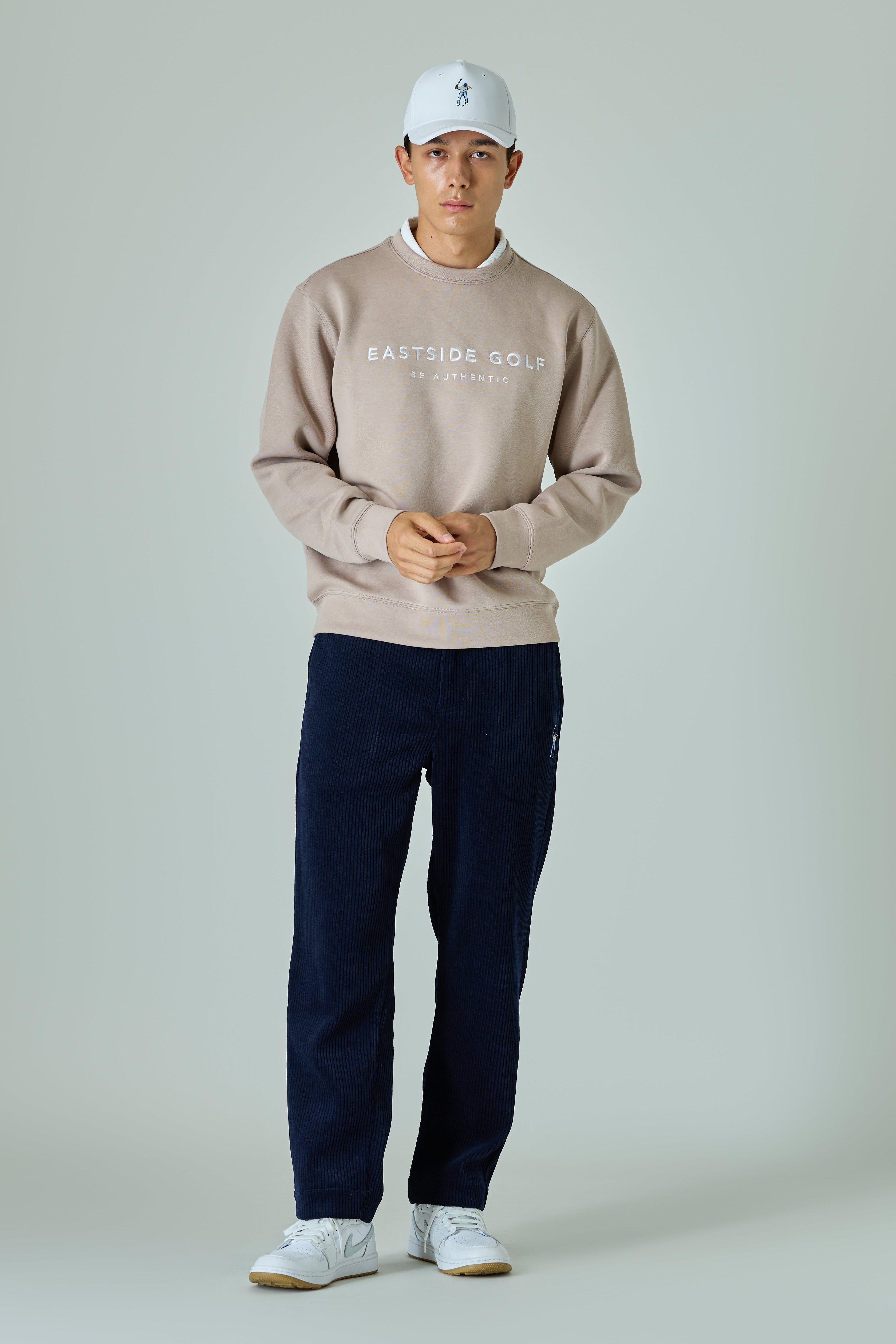 LS DOUBLE KNIT CREW/ フロントロゴクルーニット – Eastside Golf