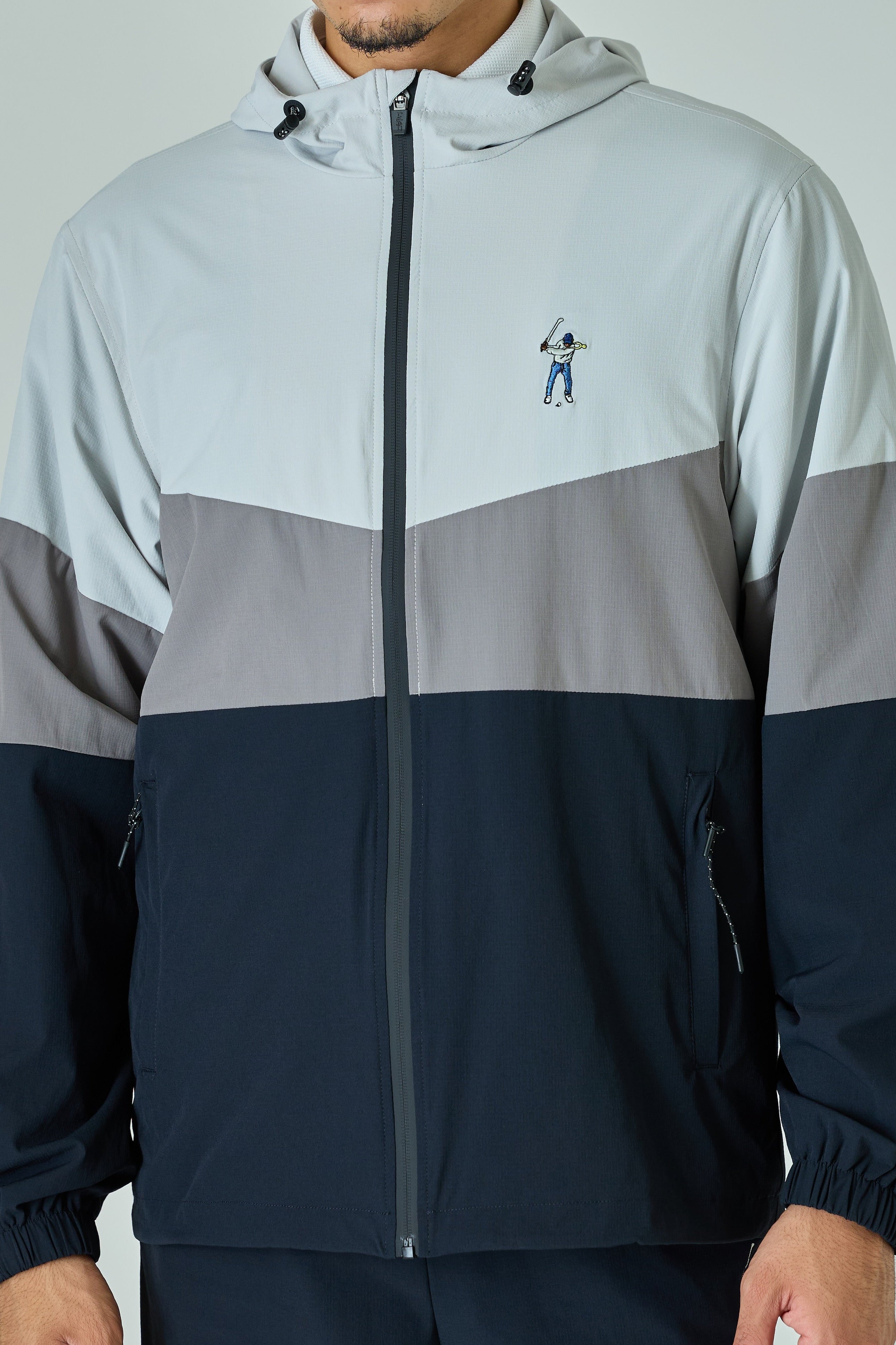 WIND CHEATER JACKET / カラーブロッキングウインドブレーカー