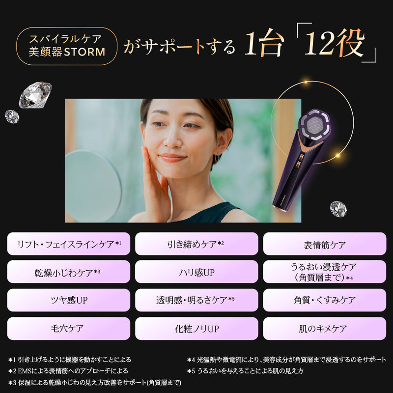 NOWMI LAB スパイラルケア美顔器STORM – アーリーバード オンライン