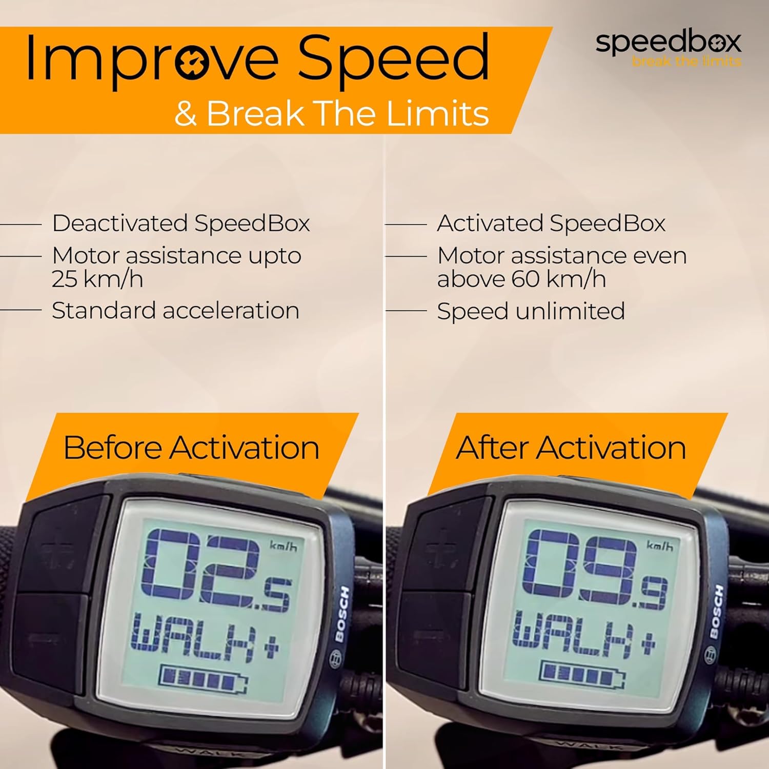 Speedbox 3.0 for Bosch eBike Tuning Kit (2014-2022 without smart