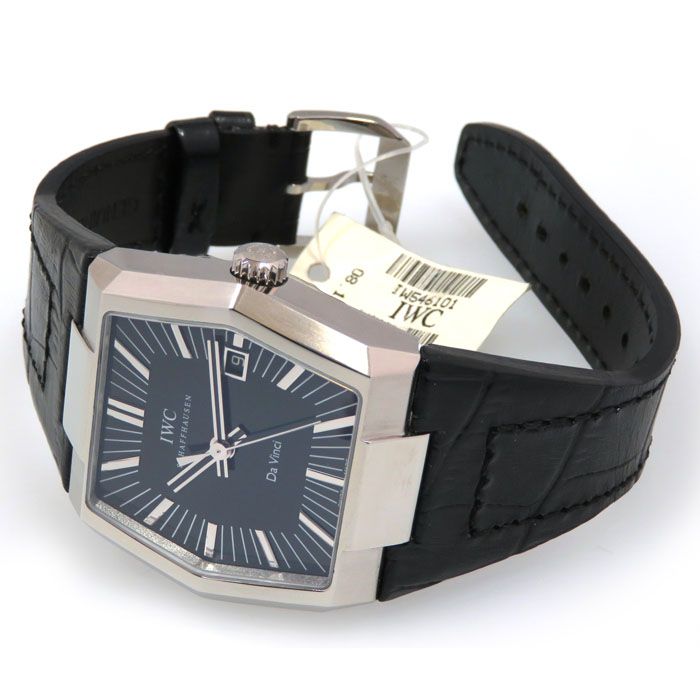新品] IWC ダ・ヴィンチ IW546101ブラック ステンレス デイト表示