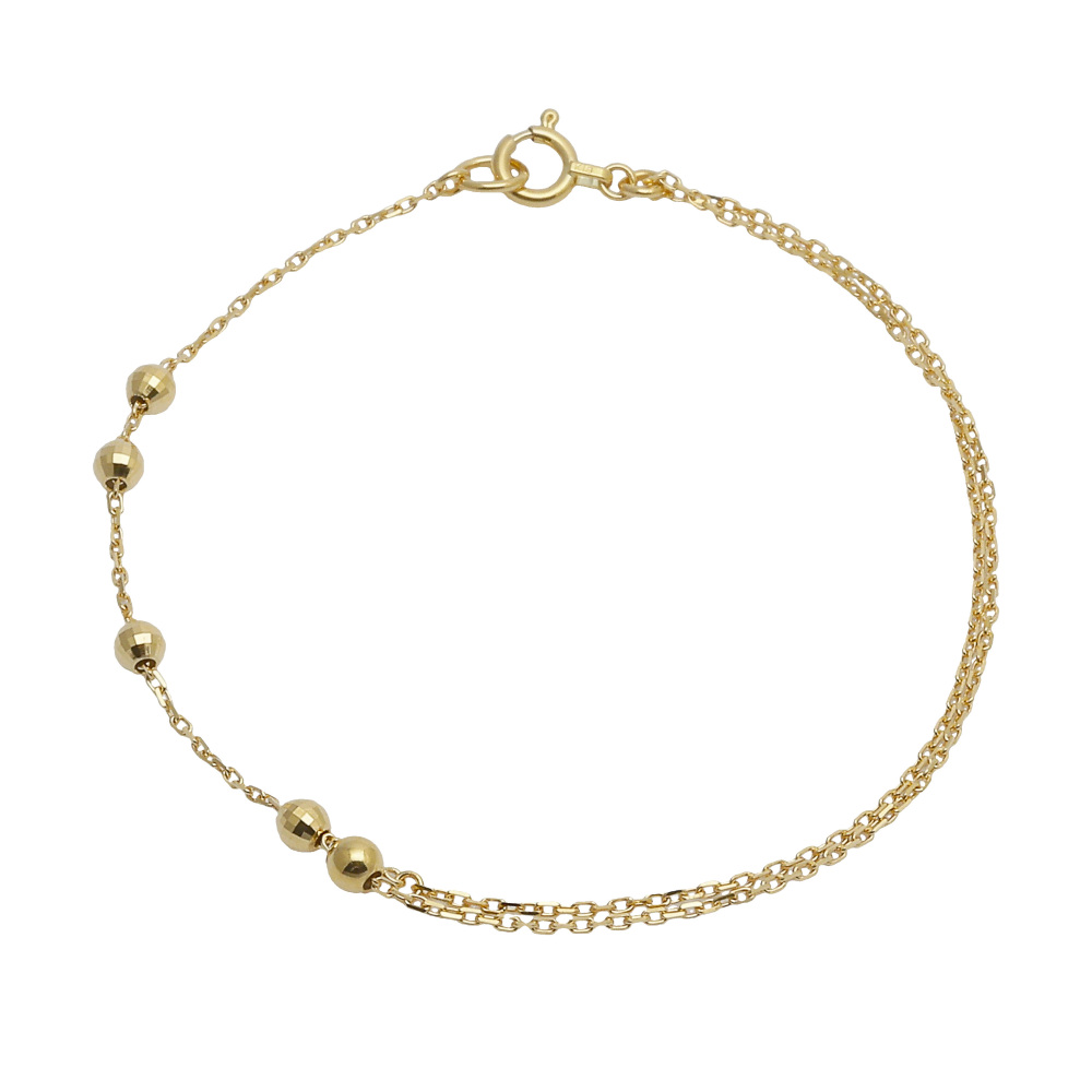 K18イエローゴールド チェーン ブレスレット J366659 | ユキザキ