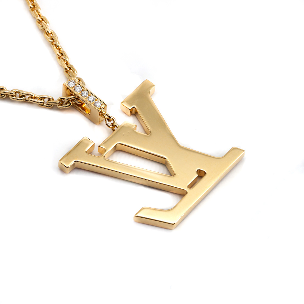 中古] ルイ・ヴィトン パンダンティフ LV XL レインボー(イエロー