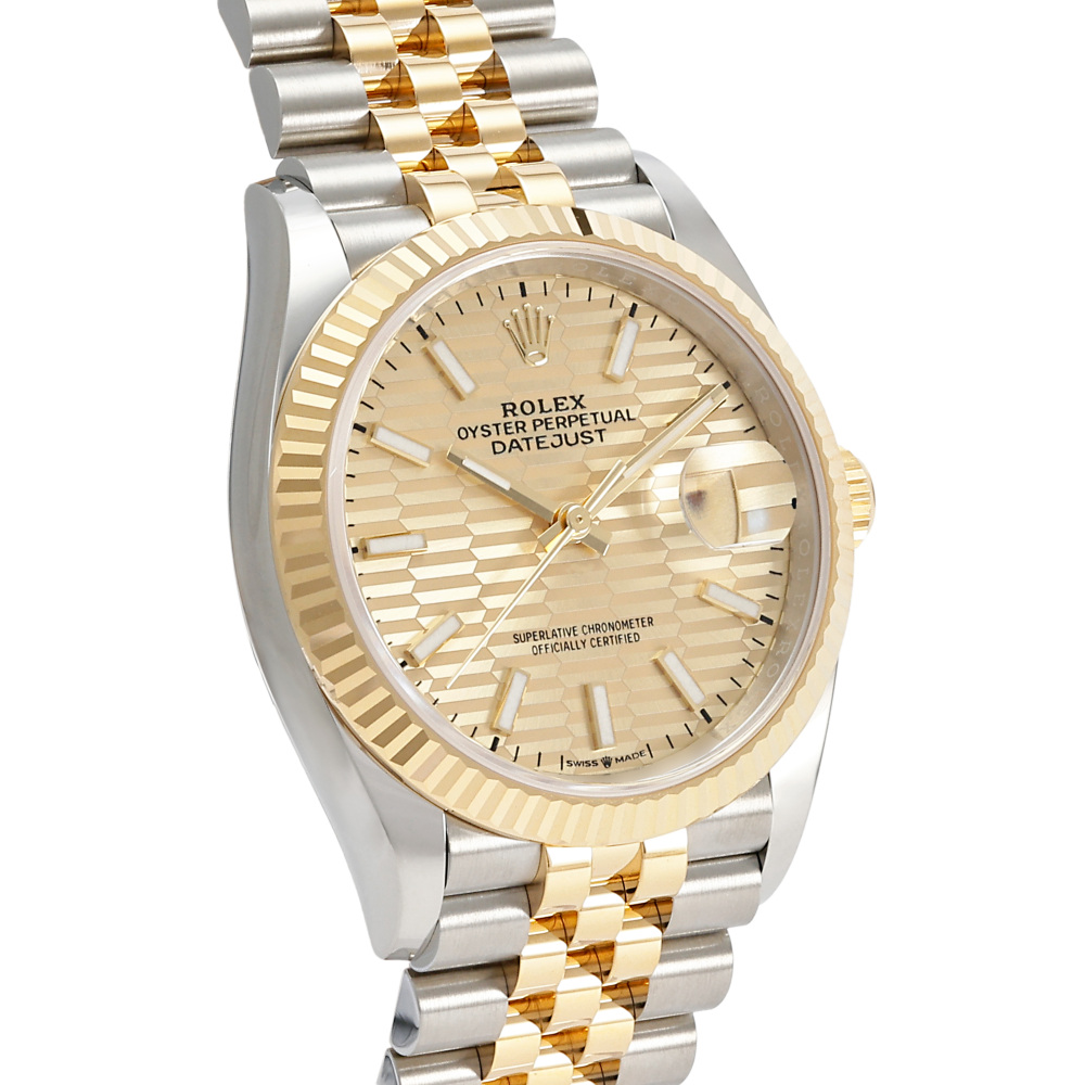 ロレックス デイトジャスト 126233.GDNFTBJ フルーテッドモチーフ