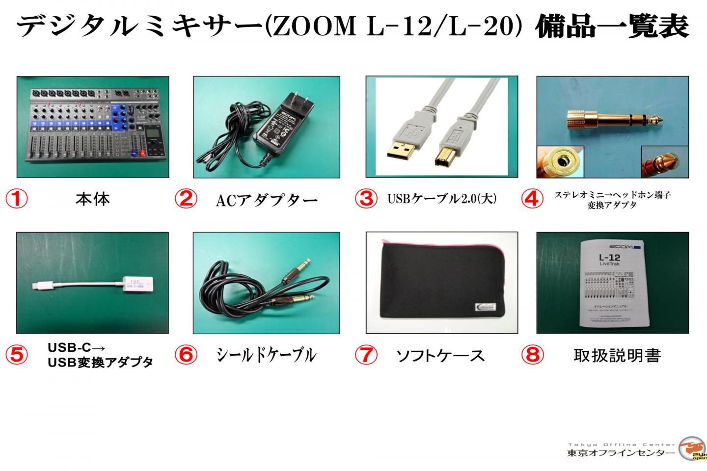 ZOOM L-12(12chデジタルミキサー)｜撮影機材レンタルからEDIT・MA作業