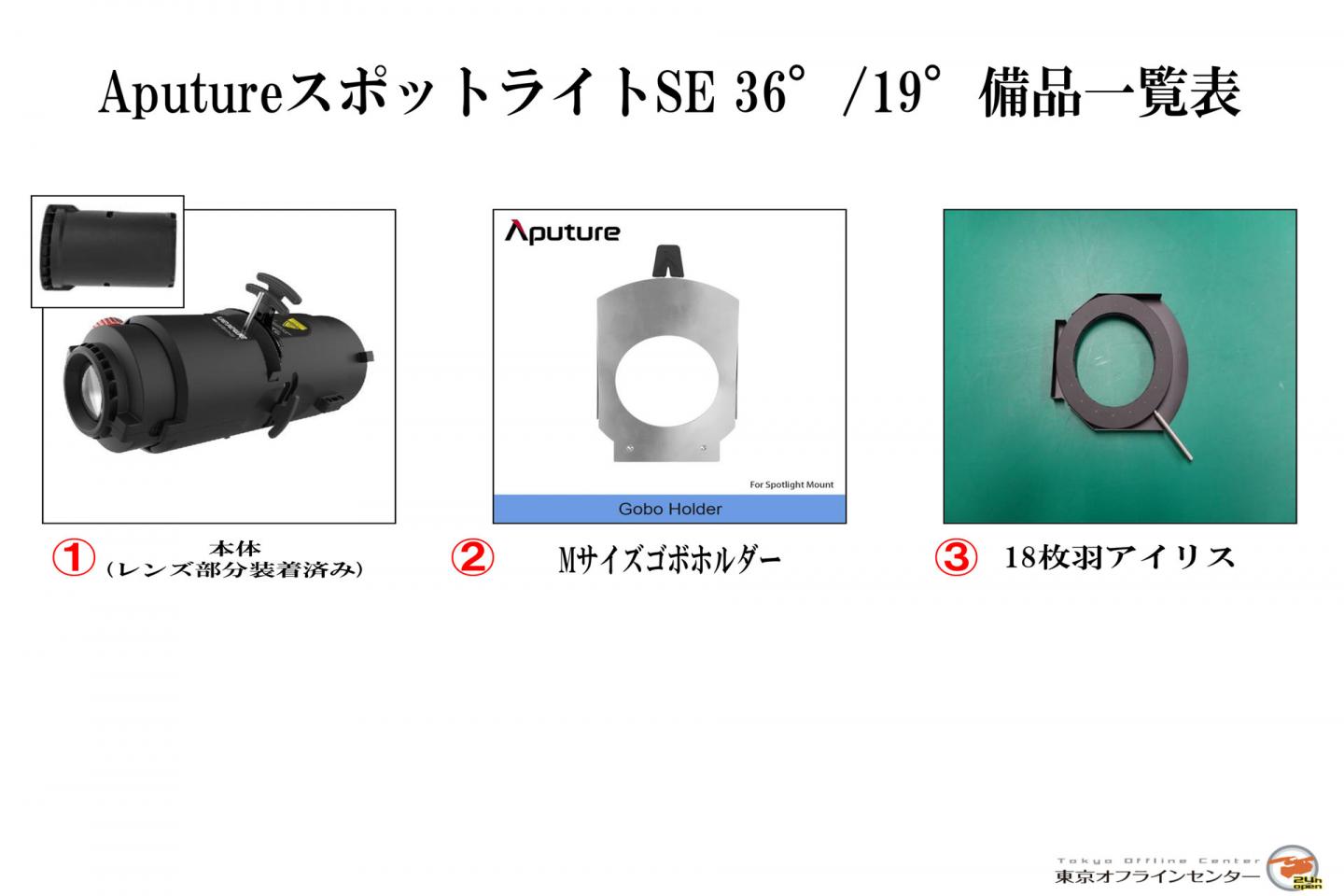 AputureスポットライトSE 36°｜撮影機材レンタルからEDIT・MA作業まで