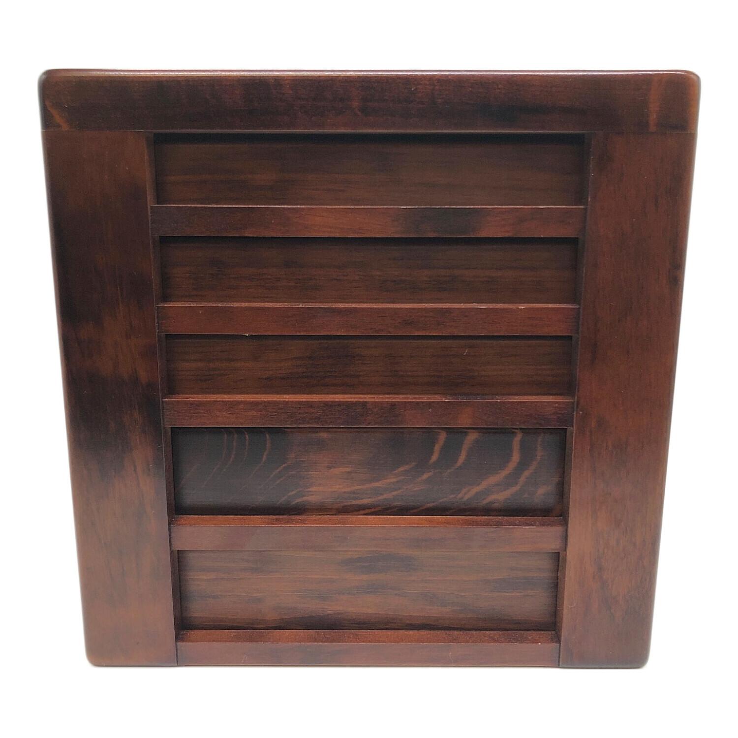 豊岡クラフト (トヨオカクラフト) 文具シェルフ ブラウン｜トレファク