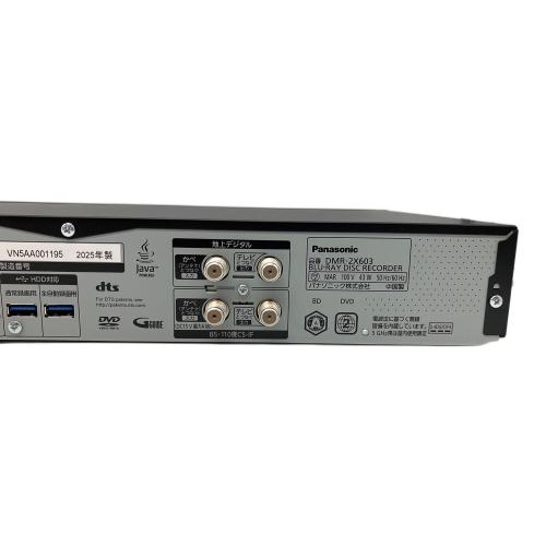 Panasonic (パナソニック) 全自動ディーガ DMR-2X603 2025年製 外付HDD