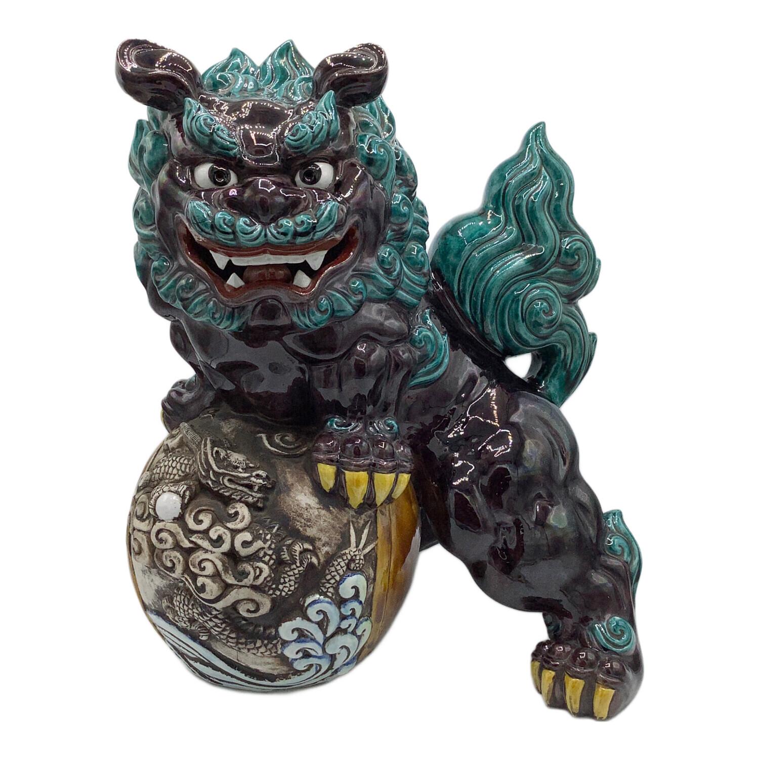 九谷焼 (クタニヤキ) 玉乗り獅子｜トレファクONLINE