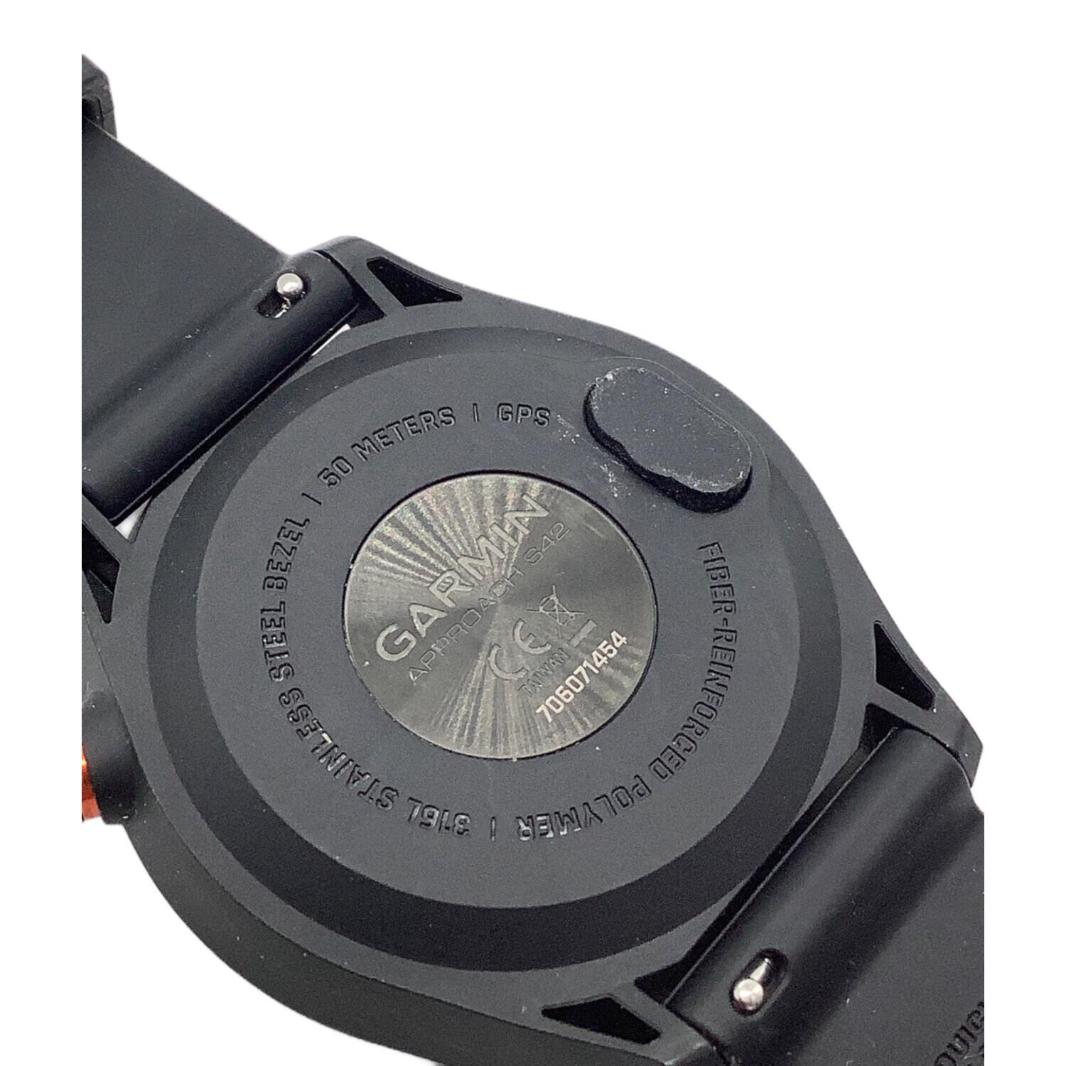 GARMIN (ガーミン) ゴルフウォッチ ブラック APPROACH S42｜トレファク