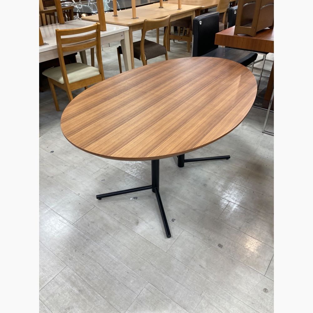 ねこ】Actusアクタス ブラウン楕円形ダイニングテーブル ねこ様専用