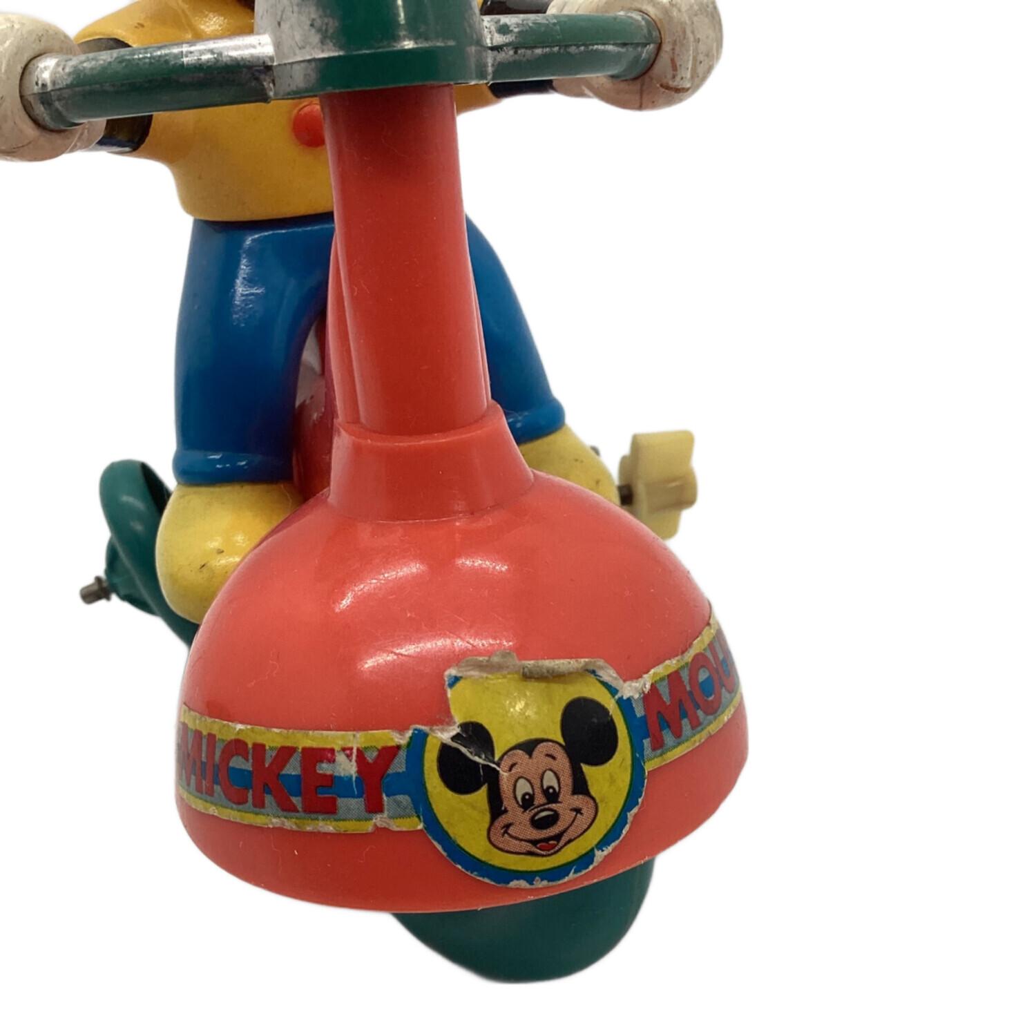 ミッキーマウス ゼンマイ三輪車 日本製 ※インテリアとして 現状販売