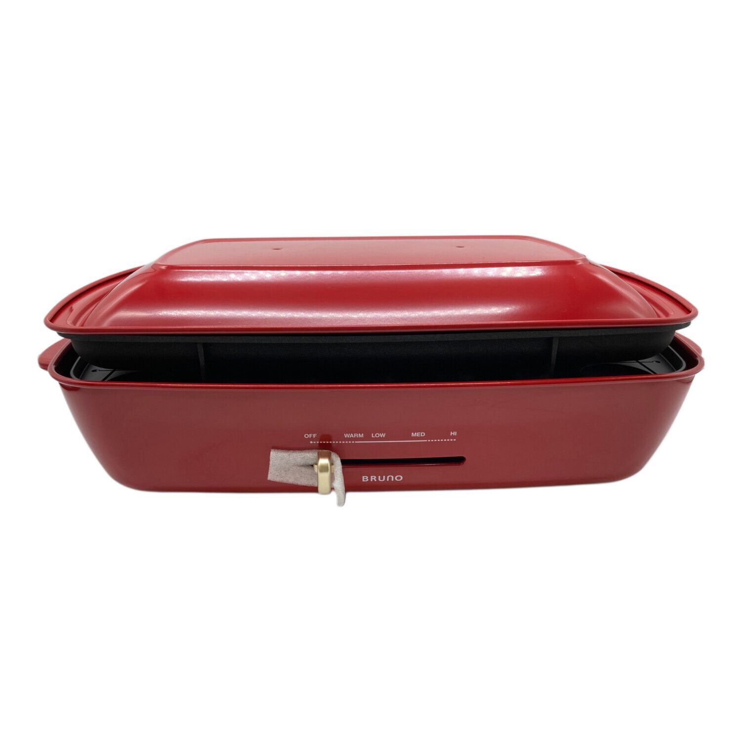 BRUNO (ブルーノ) ホットプレート グランデサイズ レッド/別売深鍋付