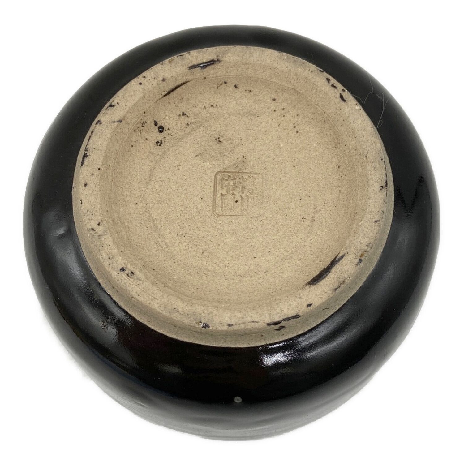 中国博山窯造 天目釉茶碗｜トレファクONLINE