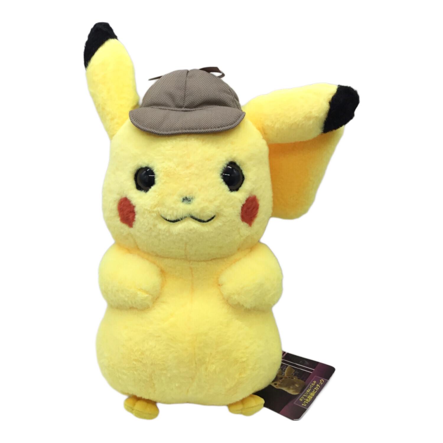 名探偵ピカチュウ 1/1スケールぬいぐるみ タグ付き未使用品 ポケモン