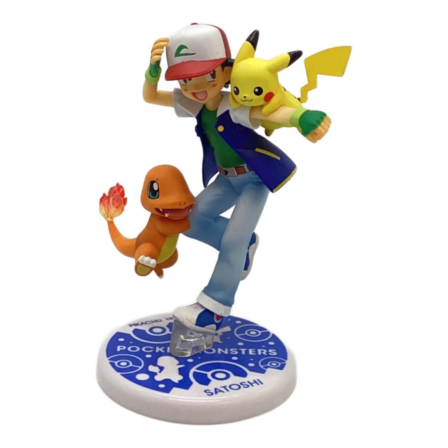 ポケモン フィギュア ヨゴレ有/本体のみ現状販売 サトシ&ピカチュウ