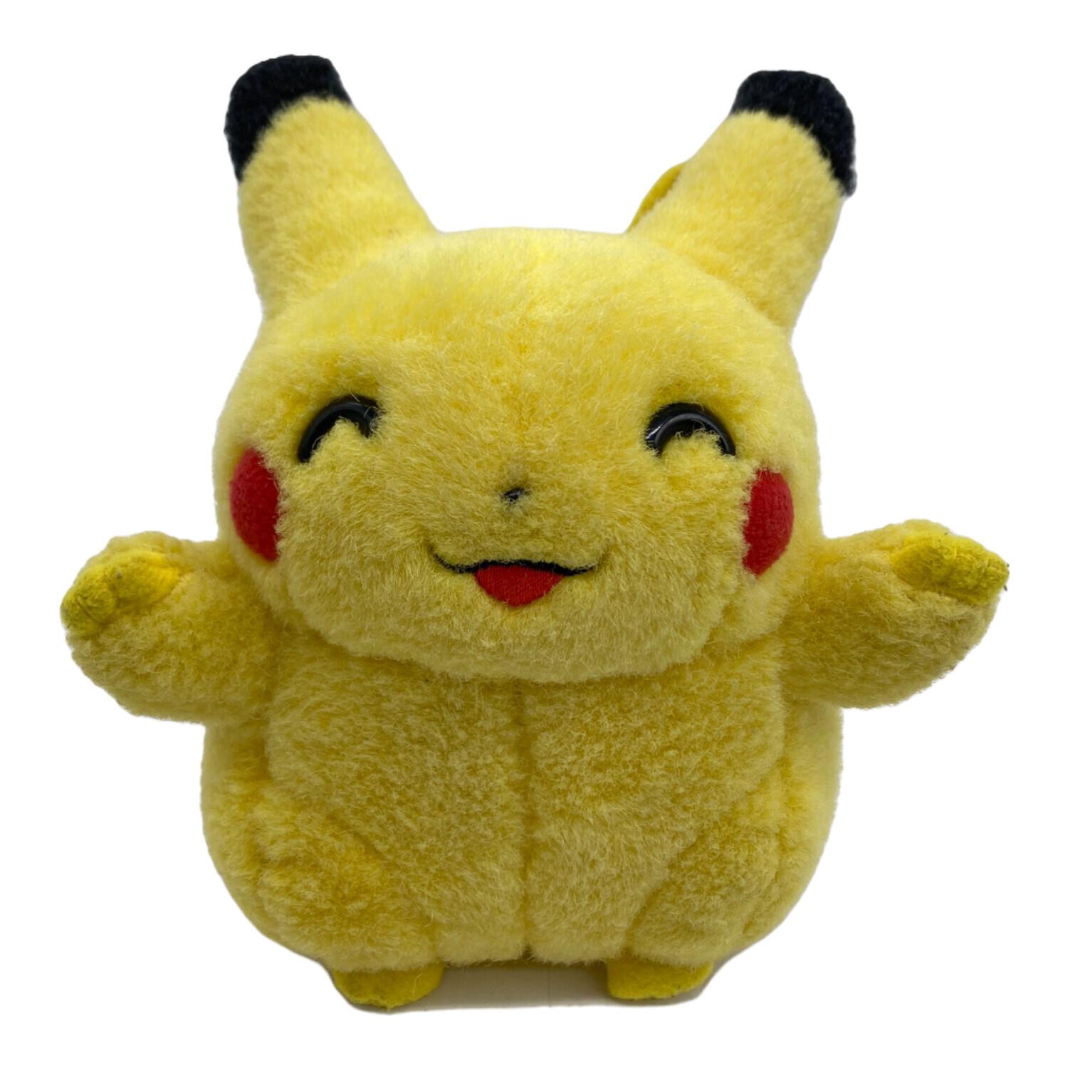 TOMY (トミー) ヌイグルミ お腹押すと鳴ります タグ穴有 ピカチュウ