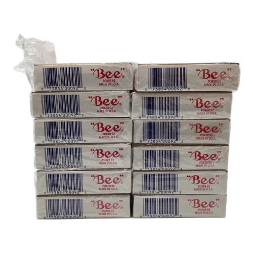 BEE (ビー) トランプ MATSUI GAMING トランプ赤1カートン・青1カートン