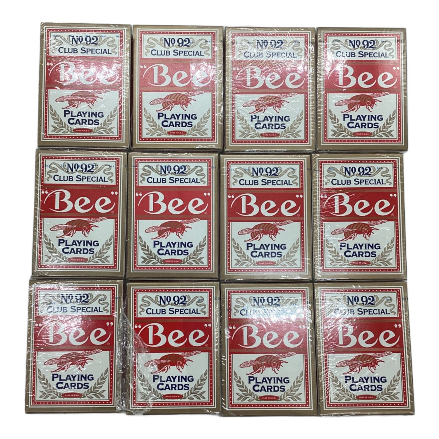 BEE (ビー) トランプ MATSUI GAMING トランプ赤1カートン・青1カートン